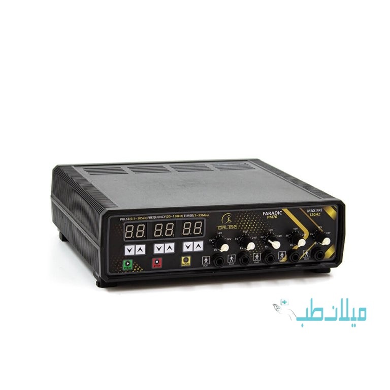 دستگاه فیزیوتراپی توتال تنس خانگی ۵کانال ۴۰۰ هرتز  ۱۰برنامه