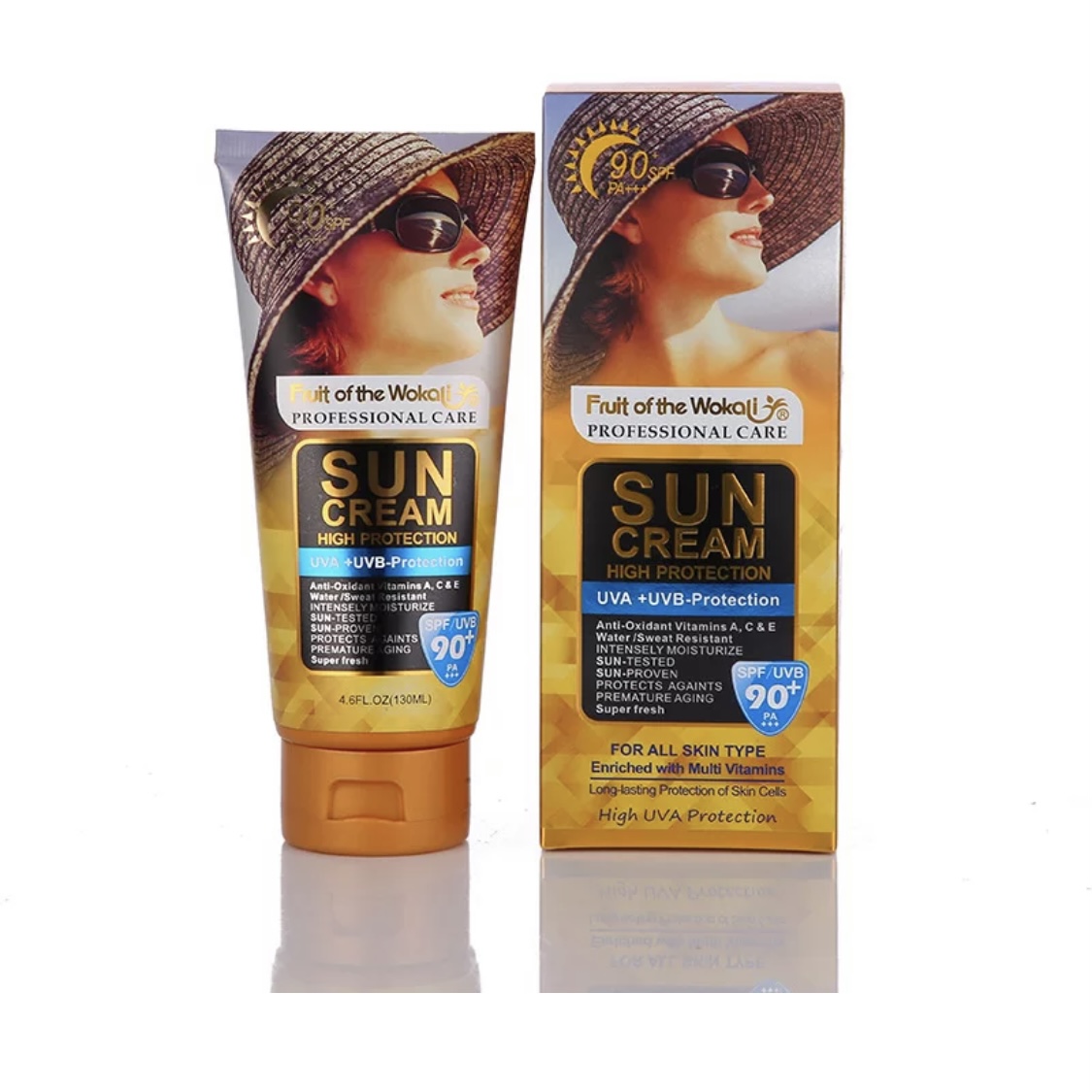 کرم ضد آفتاب SPF90 وکالی Wokali