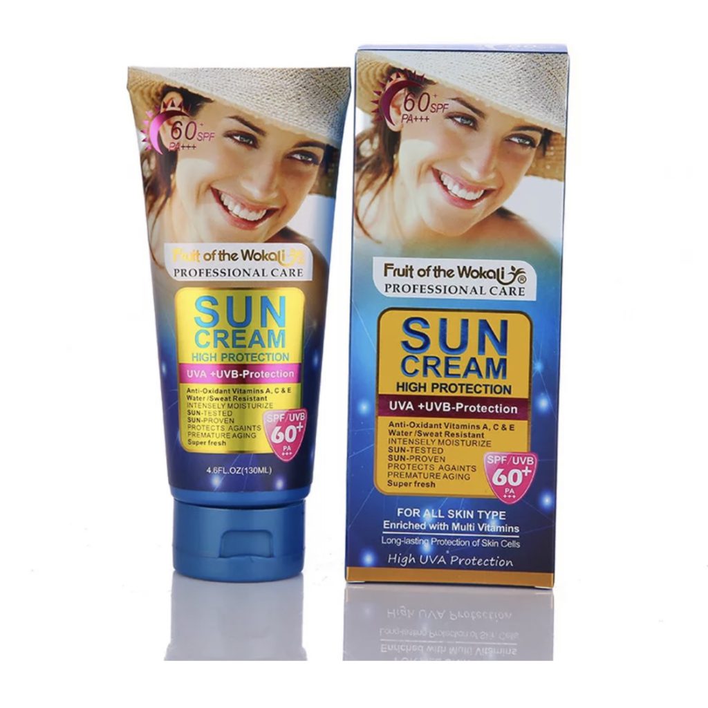 کرم ضد آفتاب SPF60 وکالی Wokali