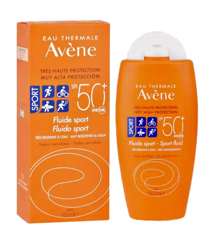 ضد آفتاب اون فلوئید اسپورت SPF50 حجم 100 میلی لیتر Avène Fluid SPF 50