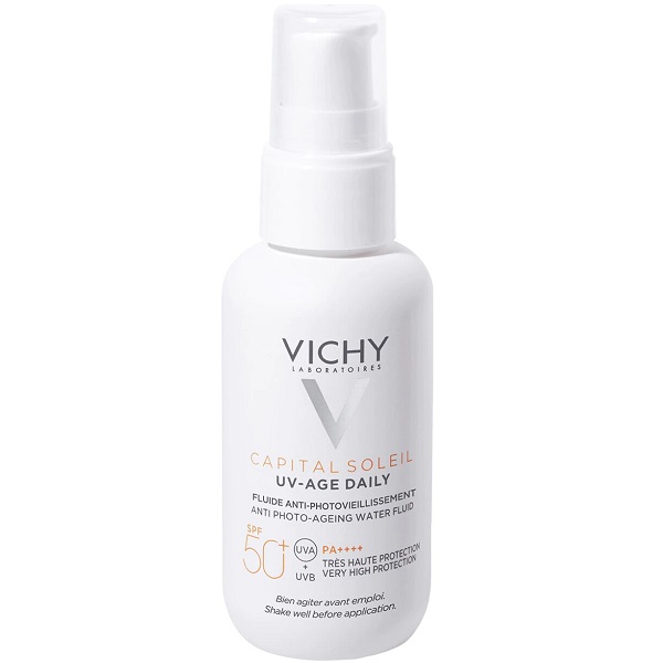 کرم ضد آفتاب و جوانساز ویشی VICHI مدل Capital Soleil حجم 40 میل| ضد چروک و ضد لک، SPF50+