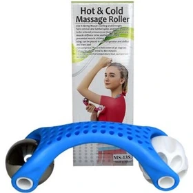 ماساژور دستی گوی دار گرم و سرد MS-13s – Megafitness آبی