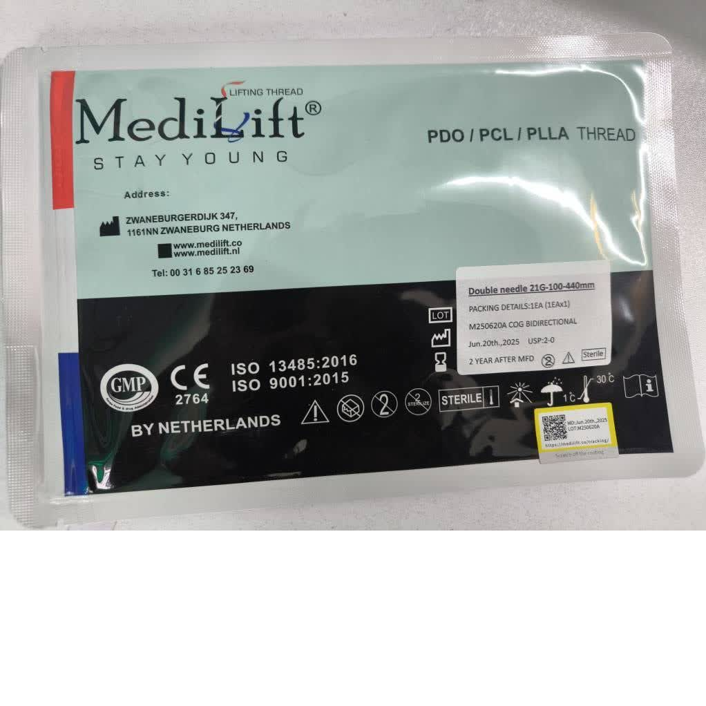 نخ لیفت دابل نیدل PCL مدیلیفت | 21G-100-440mm