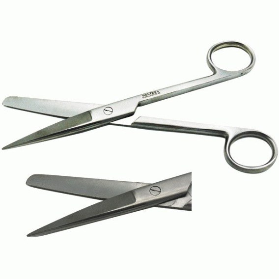 قیچی جراحی یک سر تیز / دو سر تیز 18cm