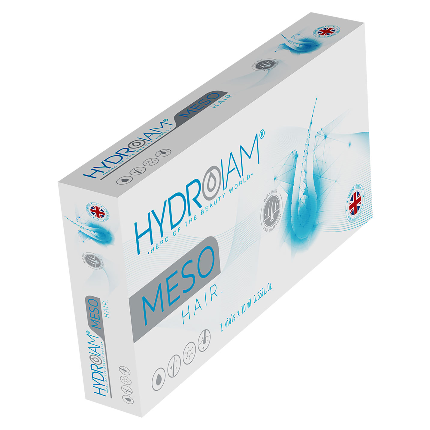کوکتل مزوتراپی مو هیدرویام 10میل HYDROIAM MESO HAIR