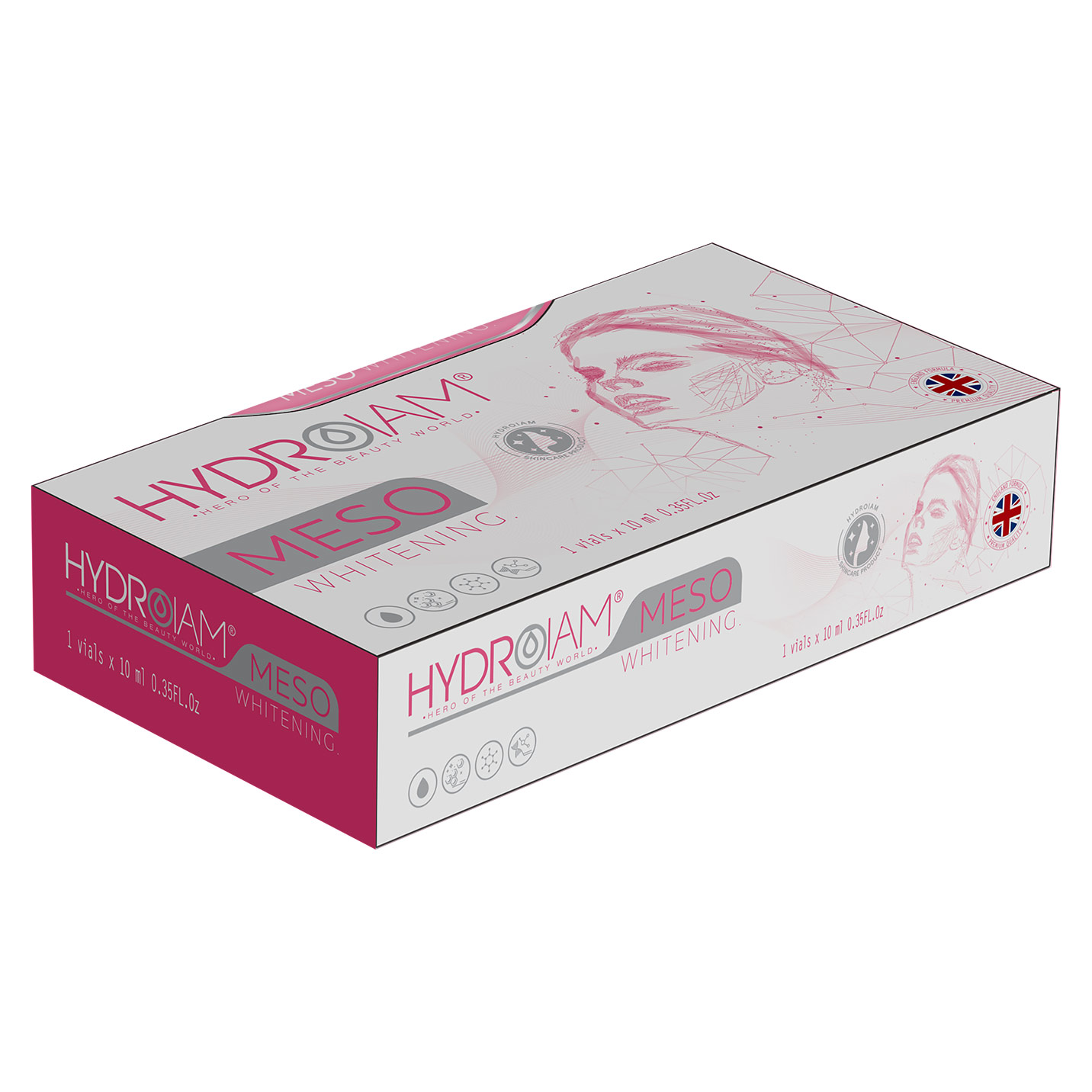 مزو روشن کننده و ضد لک هیدرویام 10میل HYDROIAM Whitening MESO